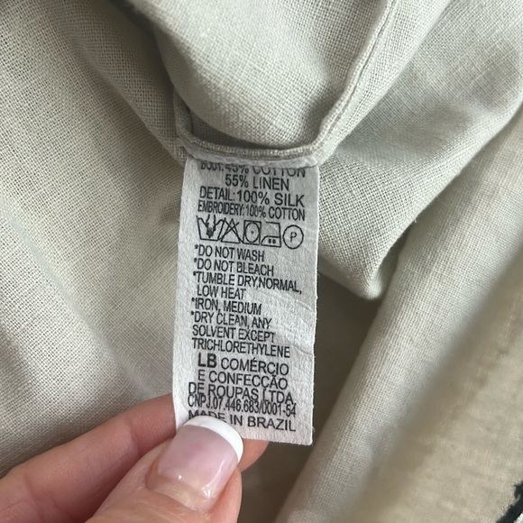 Lerario Beatriz Embroidered Mini Dress Tunic - Picture 3 of 13